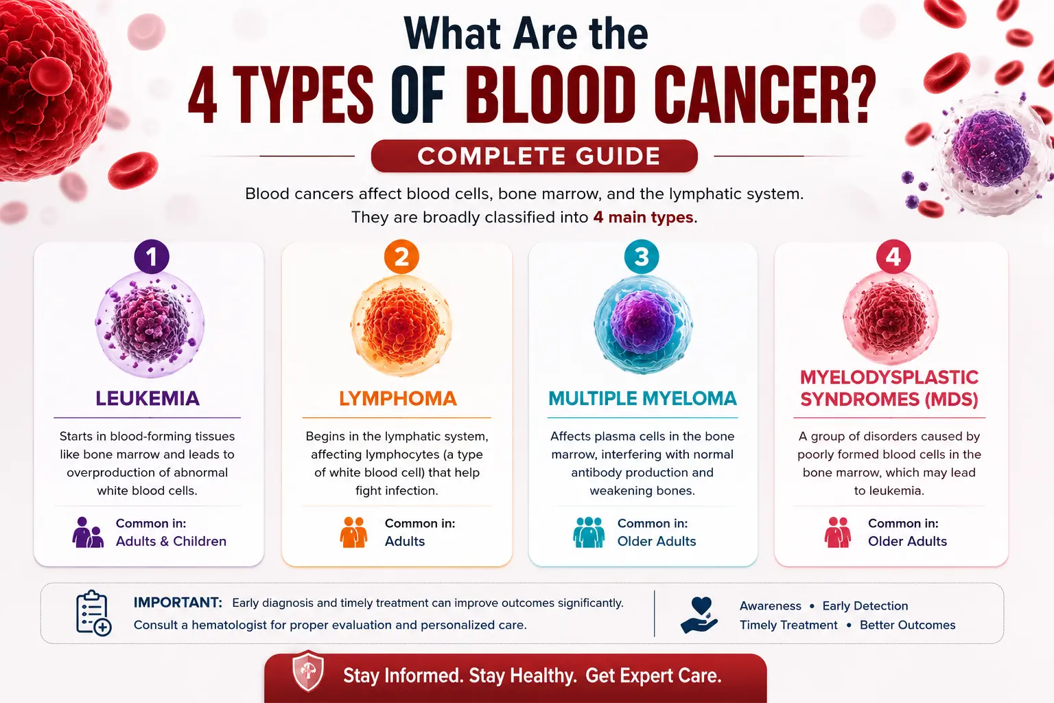 What Are the 4 Types of Blood Cancer? Complete Guide